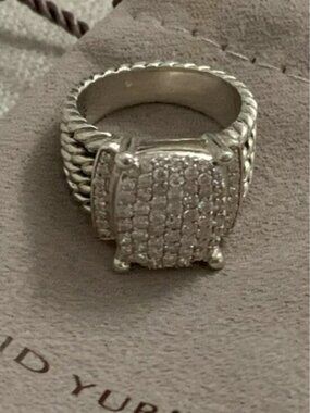 DAVID YURMAN Wheaton Ring with Diamonds Size 7